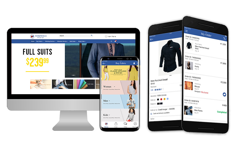 DARJIWALA – On Demand Tailoring Service App screenshot 1